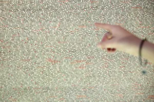Wall of names, Memorial to the 80000 Jewish Victims of the Holocaust from Bohemia Wall of names, Memorial to the 80000 Jewish Victims of the Holocaust from Bohemia