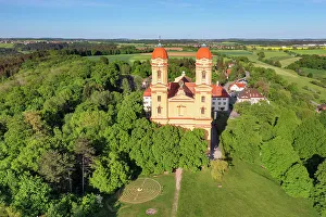 Ellwangen Germany Prints: Wallfahrtskirche Schonenberg, Ellwangen, Schwabische Alb, Baden- Wurttemberg, Deutschland