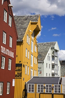 Warehouses on Skansen Dockks, Tromso City, Troms County, Norway, Scandinavia, Europe Warehouses on Skansen Dockks, Tromso City, Troms County, Norway, Scandinavia, Europe