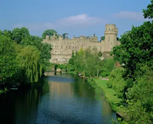 Prints of Warwick Castle, Warwick, Warwickshire, England, UK, Europe Warwickshire Prints: Warwick Castle Print