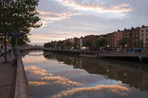 Reflections On Water Europe Prints: Still water and reflection at dusk