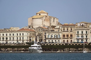 Waterfront, Syracuse, Sicily, Italy, Mediterranean, Europe Waterfront, Syracuse, Sicily, Italy, Mediterranean, Europe