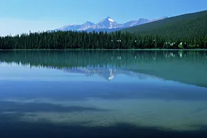 The still waters of Emerald Lake in the summer, Yoho National Park, UNESCO World Heritage Site The still waters of Emerald Lake in the summer, Yoho National Park, UNESCO World Heritage Site