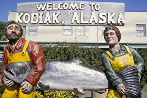 Travel Destinations North America Prints: Welcome sign