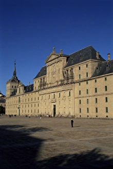 Spanish Capital Cityscape Prints: Western facade