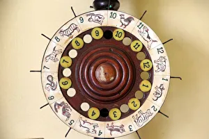 Wheel of Fortune, Sakyamuni Buddha Gaya temple, Singapore, Southeast Asia, Asia Wheel of Fortune, Sakyamuni Buddha Gaya temple, Singapore, Southeast Asia, Asia