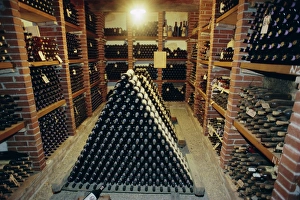 Tuscany Wine Region Prints: Wine cellar