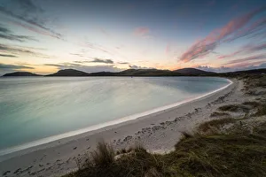Winter sunrise at Bagh Bhatarsaigh (Vatersay Bay), Vatersay, the most southerly inhabited Winter sunrise at Bagh Bhatarsaigh (Vatersay Bay), Vatersay, the most southerly inhabited