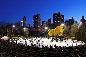 Wollman Ice rink in Central Park, Manhattan, New York City, New York, United States of America Wollman Ice rink in Central Park, Manhattan, New York City, New York, United States of America