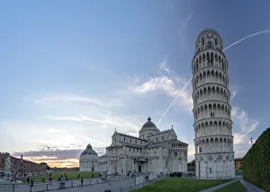The world famous Piazza dei Miracoli with the Baptistery The world famous Piazza dei Miracoli with the Baptistery