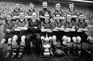 FA Cup Final Victory Print: Wolverhampton Wanderers Team 1949