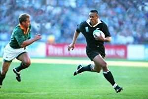 All Black Jonah Lomu during the 1995 Rugby World Cup Final All Black Jonah Lomu during the 1995 Rugby World Cup Final