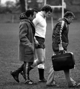 England Rugby Union Training Print 1978