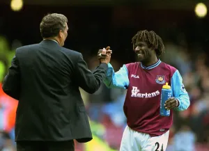Print of WHU 2 Spurs 0 Football Match at Upton Park