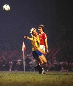 Arnold Muhren and Bernd Schuster - 1983/4 European Cup Winners Cup Arnold Muhren and Bernd Schuster - 1983/4 European Cup Winners Cup