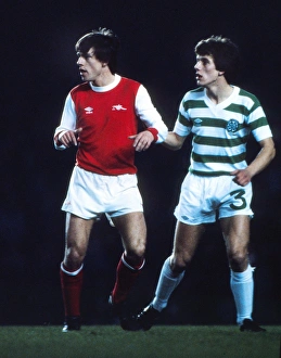 Arsenals Brian McDermott and Celtics Mark Reid Arsenals Brian McDermott and Celtics Mark Reid