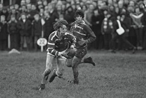 Images Dated 17th June 2006: A bloodied JPR Williams runs for Bridgend against the All Blacks in 1978