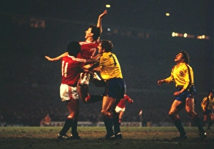 Bryan Robson and Remi Moses - 1983/4 European Cup Winners Cup Bryan Robson and Remi Moses - 1983/4 European Cup Winners Cup