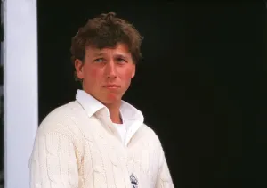 Michael Atherton Cricket Print - Trent Bridge 1990