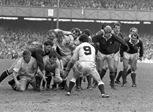 England take on Scotland at Twickenham - 1985 Five Nations England take on Scotland at Twickenham - 1985 Five Nations
