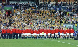 The England team line up before kick-off of the 2003 World Cup Final The England team line up before kick-off of the 2003 World Cup Final