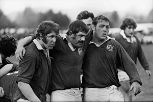 The famous Pontypool Front Row play for the British Lions in 1977 The famous Pontypool Front Row play for the British Lions in 1977