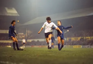 Baseball Stadium Prints: Derby County vs Real Madrid European Cup Print 1975