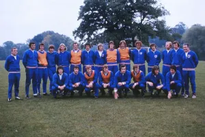 1974 England Squad Print - Wembley Training