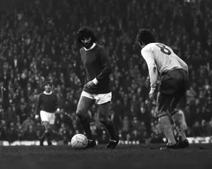 George Best Prints: George Best vs Jon Sammels Print, 1970/71 First Division