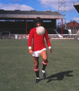 George Best Prints: George Best Print - Manchester United Photocall