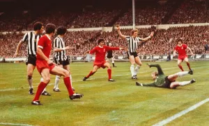 1974 FA Cup Final Print - Liverpool v Newcastle