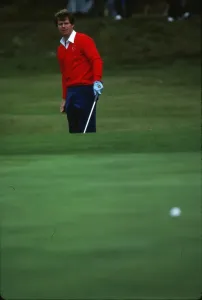 1981 Ryder Cup Prints: 1981 Ryder Cup Golf Print - Tom Watson at Walton Heath