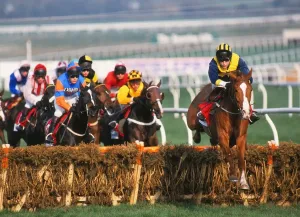 Horse Racing Prints: Cheltenham Festival Print - 1997 Smurfit Champion Hurdle