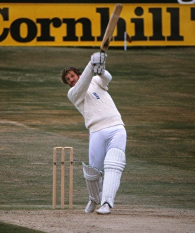 Ian Botham hits a boundary on the way to his famous 149 not out at Headingley in the 1981 Ian Botham hits a boundary on the way to his famous 149 not out at Headingley in the 1981