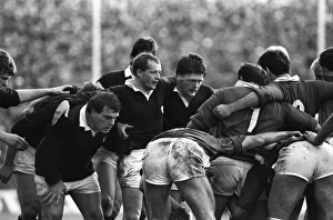 Ian Milne, Colin Deans and David Sole prepare to scrum for Scotland - 1987 Five Nations Ian Milne, Colin Deans and David Sole prepare to scrum for Scotland - 1987 Five Nations