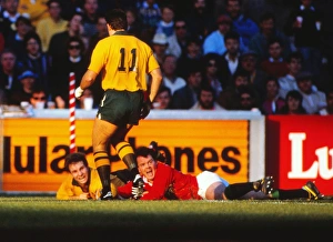 Ieuan Evans scores his famous try for the Lions in the 3rd Test - 1989 British Lions Tour Ieuan Evans scores his famous try for the Lions in the 3rd Test - 1989 British Lions Tour