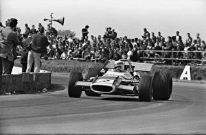 Jackie Stewart on his way to victory at 1969 British Grand Prix Jackie Stewart on his way to victory at 1969 British Grand Prix
