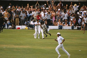 Kapil Dev catches Viv Richards in the 1983 World Cup Final Kapil Dev catches Viv Richards in the 1983 World Cup Final