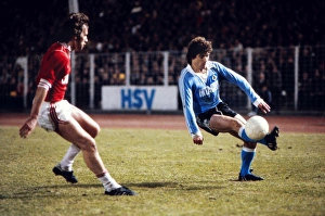 Kevin Keegan on the ball for Hamburg against Kaiserslautern Kevin Keegan on the ball for Hamburg against Kaiserslautern