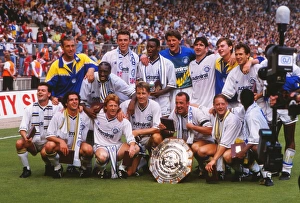 Leeds United win the Charity Shield in 1992 Leeds United win the Charity Shield in 1992