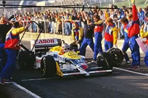Images Dated 30th November 1986: Nigel Mansell - Williams Honda Press Day 1986