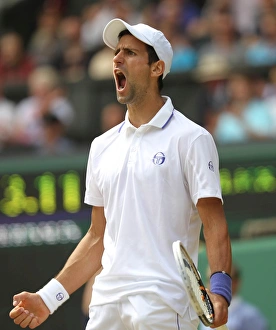 【美品】ＷＩＭＢＬＥＤＯＮ  ２０１１ Wimbledon 2011: Novak Djokovic ends Bernard Tomic run to