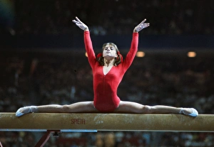 Olga Korbut at the 1976 Montreal Olympics