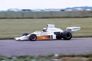 Peter Revson on the way to victory at the 1973 British Grand Prix Peter Revson on the way to victory at the 1973 British Grand Prix