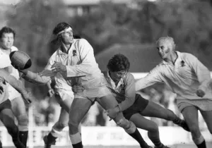 Rugby Union Print: England's Andy Ripley at Ballymore, 1975