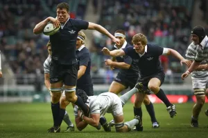 2012 Varsity Match Print: Oxford University Rugby Union Team at Twickenham