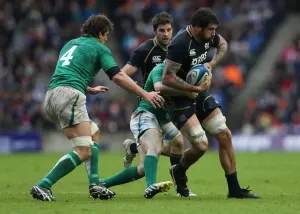 Six Nations Prints: Scotland v Ireland Six Nations Rugby Print