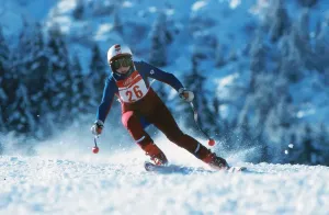 Prints of Womens Skiing : Jan 1979 Moira Cargill - GBR Represented GB at the 1980 Winter Olympic games at Lake Placid Images Dated 2012 September: Moira Cargill Women's Skiing Print, Jan 1979