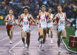 Three Spitfires coming out of the sun to complete a clean sweep for Britain in the 800m Three Spitfires coming out of the sun to complete a clean sweep for Britain in the 800m
