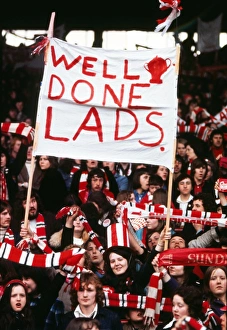 Sunderland fans in Roker Park for their teams 1973 FA Cup homecoming Sunderland fans in Roker Park for their teams 1973 FA Cup homecoming